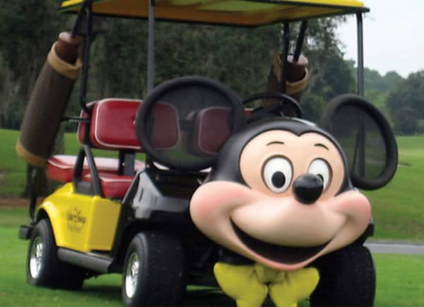Disney World Golf Cart