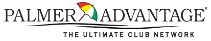 Palmer Advantage logo with colorful umbrella icon and the tagline The Ultimate Club Network.